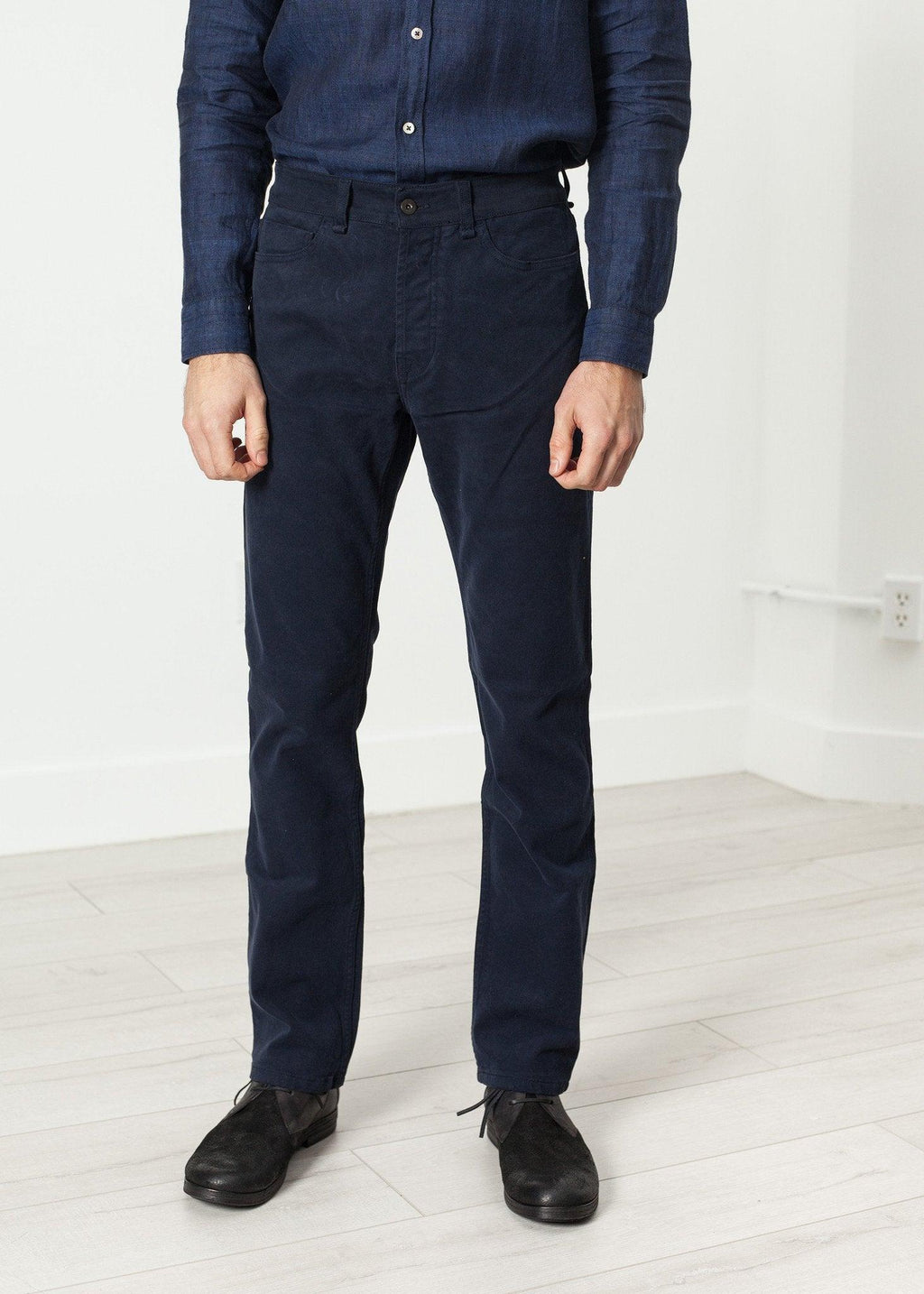 Alex Twill Pant in Navy - linhnguyen3