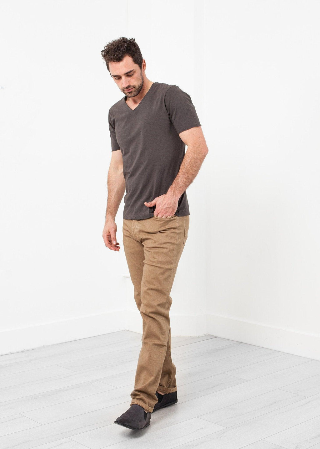 Alex Twill Pant in Sand - linhnguyen3