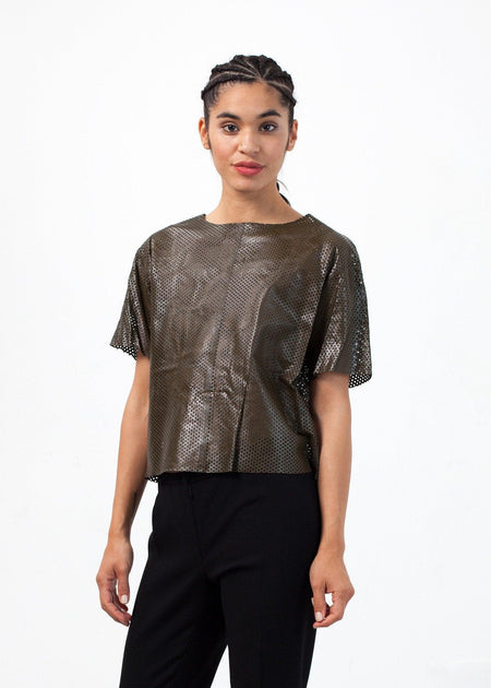 Auralias Leather Top - linhnguyen3