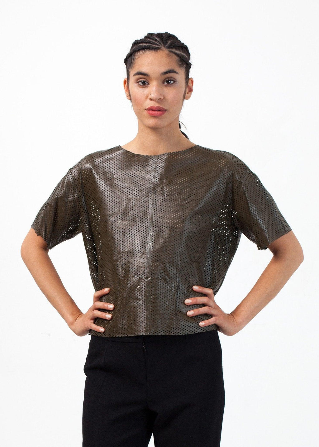 Auralias Leather Top - linhnguyen3