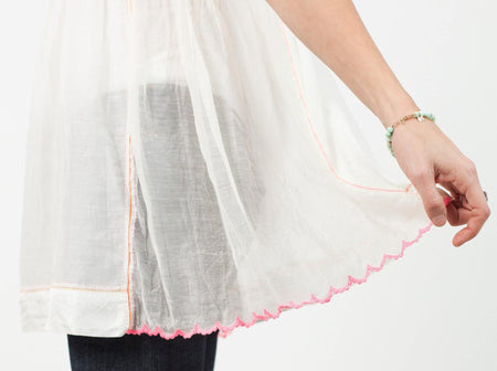 Babydoll Tank in White - linhnguyen3