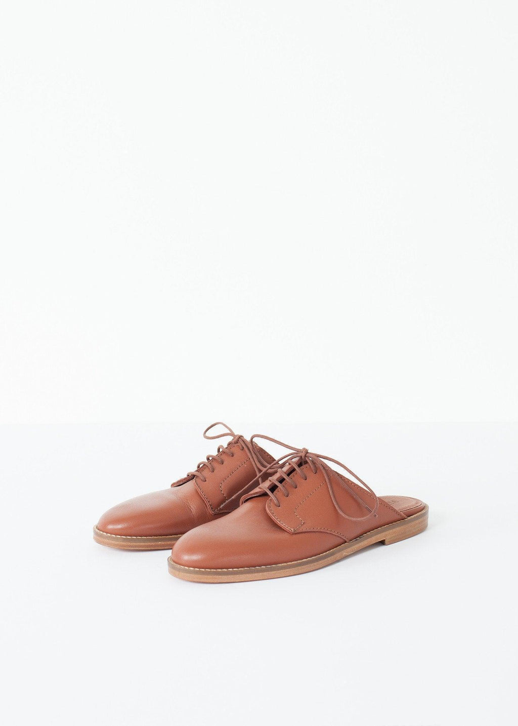 Backless Oxford in Brown - linhnguyen3