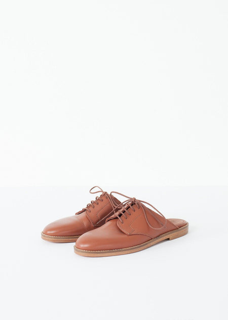Backless Oxford in Brown - linhnguyen3