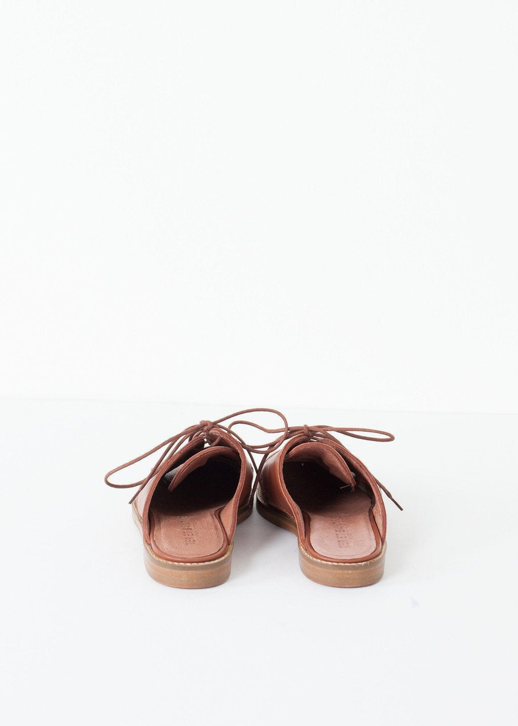 Backless Oxford in Brown - linhnguyen3