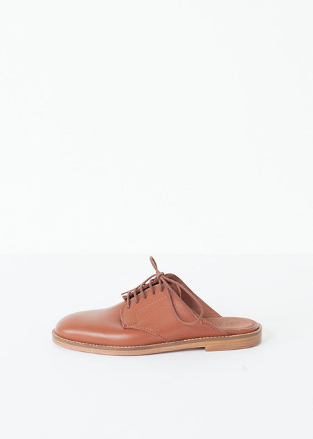 Backless Oxford in Brown - linhnguyen3