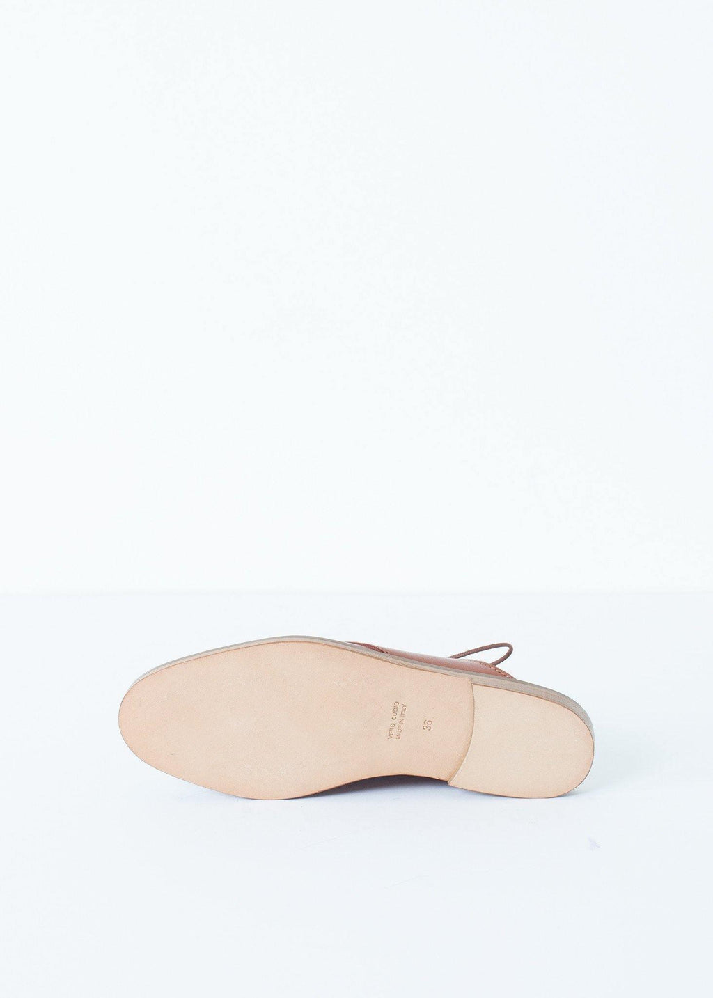 Backless Oxford in Brown - linhnguyen3