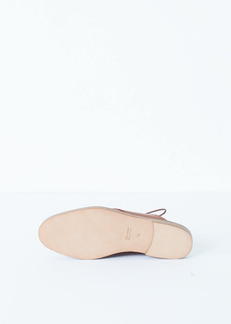 Backless Oxford in Brown - linhnguyen3
