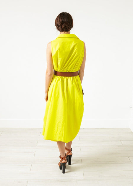 Balloon Cotton Dress in Yellow - linhnguyen3