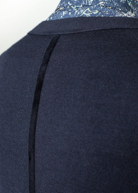 Basic Gilet in Navy - linhnguyen3