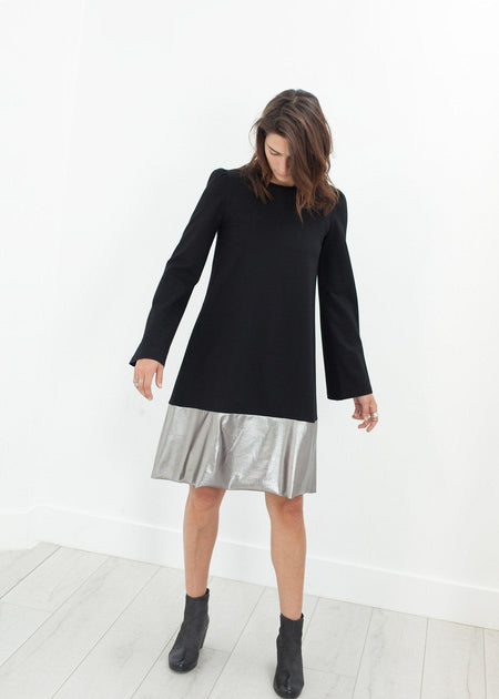 Border Dress in Black/Silver - linhnguyen3