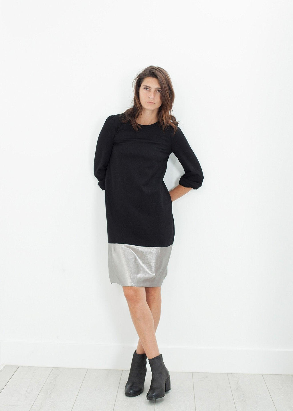Border Dress in Black/Silver - linhnguyen3