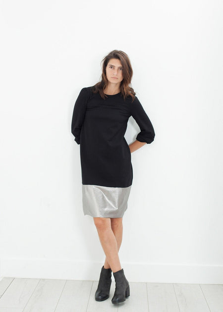 Border Dress in Black/Silver - linhnguyen3