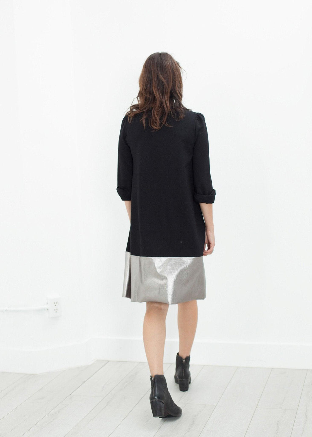 Border Dress in Black/Silver - linhnguyen3