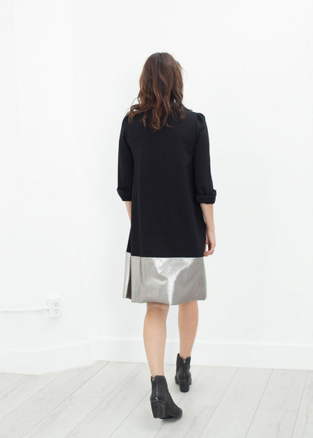 Border Dress in Black/Silver - linhnguyen3