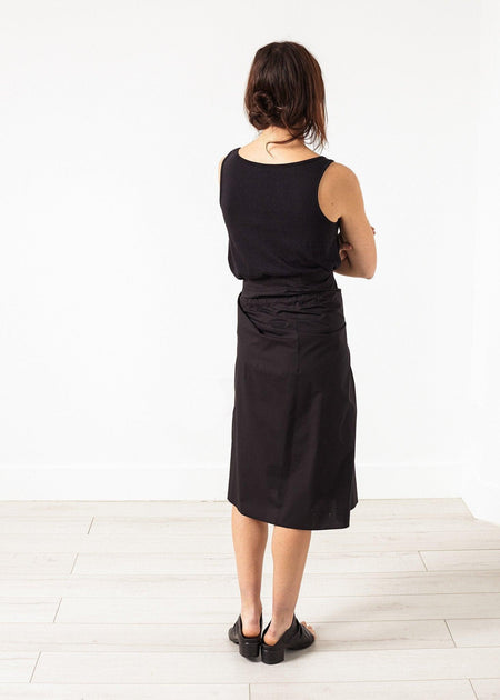 Bow Skirt in Black - linhnguyen3
