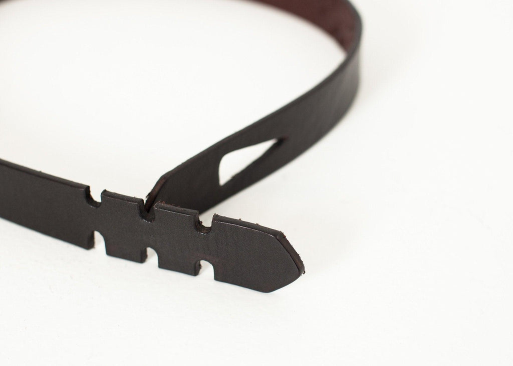 Buckle-less Belt in Black - linhnguyen3