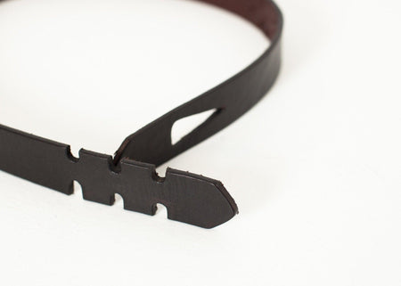 Buckle-less Belt in Black - linhnguyen3