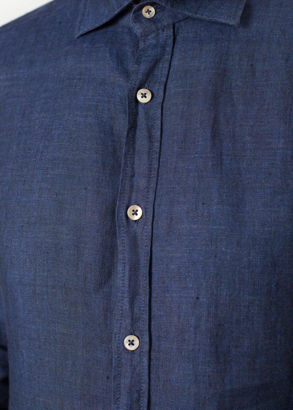Button Up Shirt in Navy - linhnguyen3