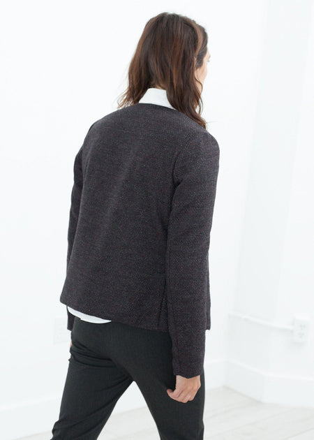 Camelia Reversible Jacket in Black/Red - linhnguyen3