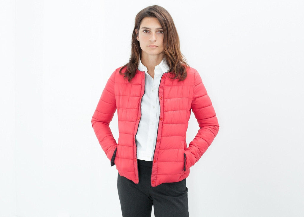 Camelia Reversible Jacket in Black/Red - linhnguyen3