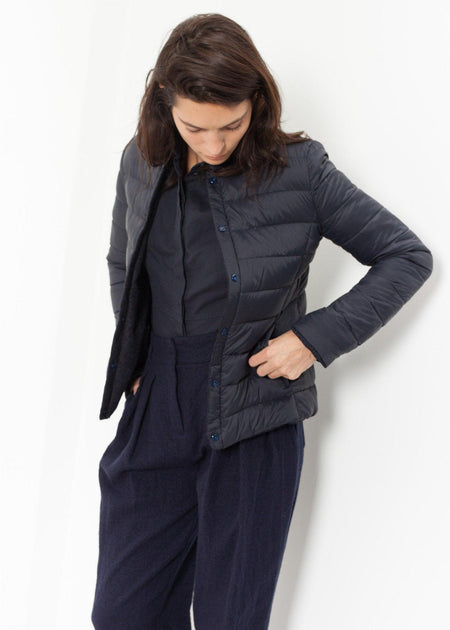 Camelia Reversible Jacket in Navy/Blue - linhnguyen3
