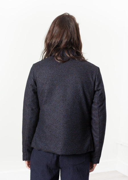 Camelia Reversible Jacket in Navy/Blue - linhnguyen3