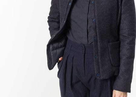 Camelia Reversible Jacket in Navy/Blue - linhnguyen3