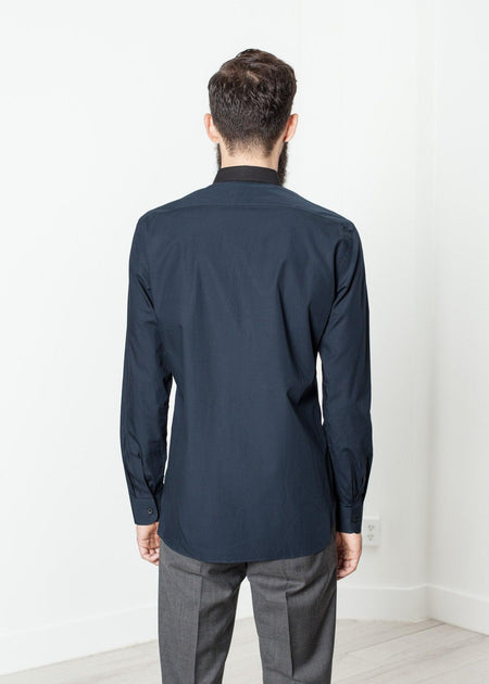 Camicia Classic Shirt in Navy - linhnguyen3