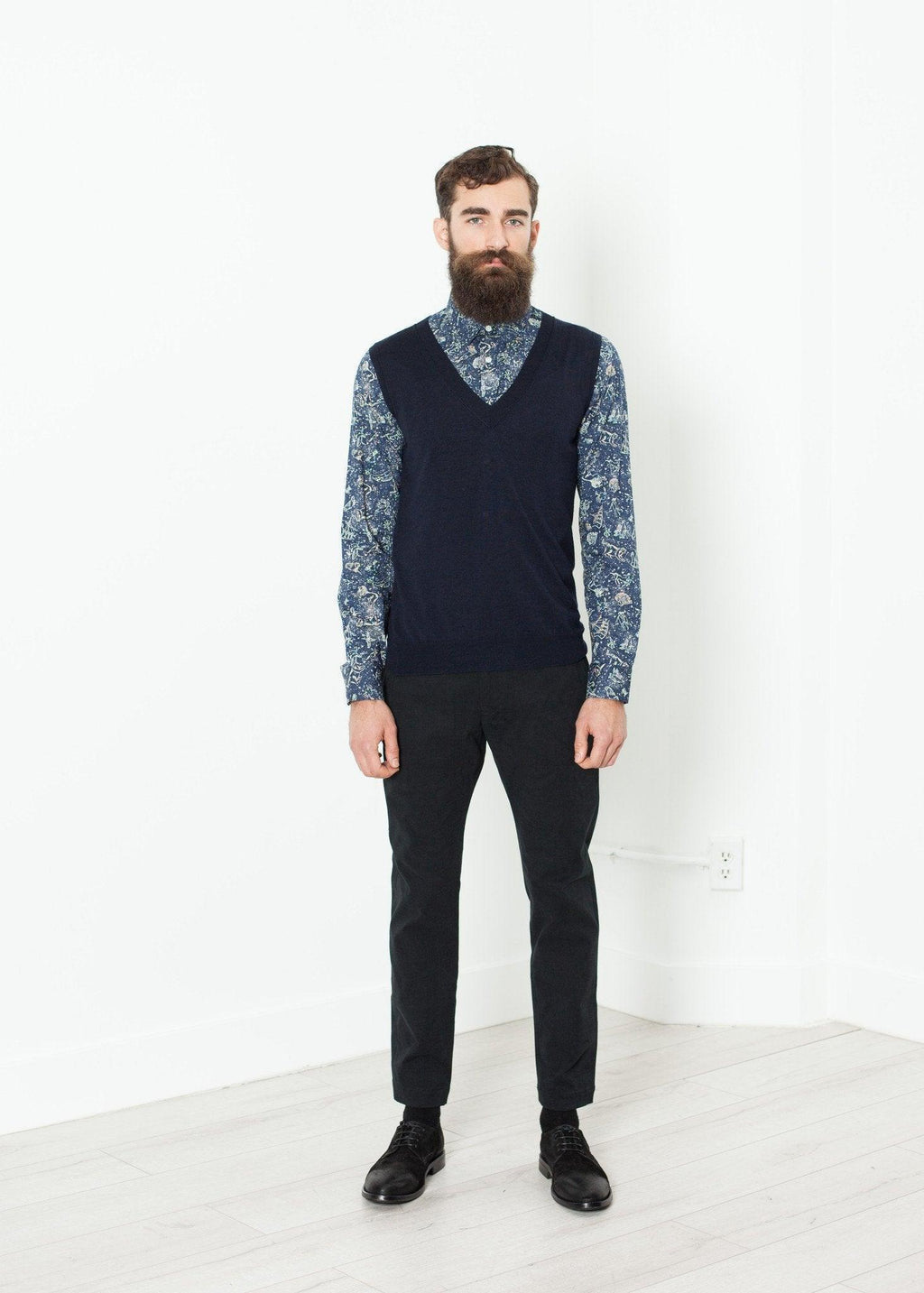 Camicia Slim Shirt in Celestial - linhnguyen3