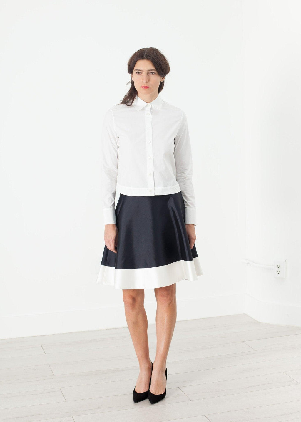 Circle Skirt in Navy - linhnguyen3