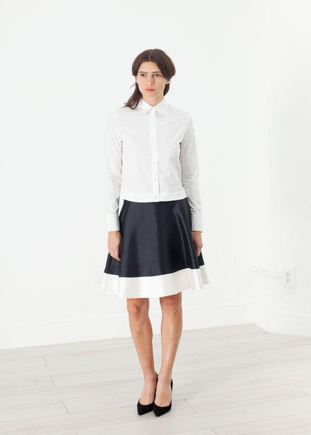 Circle Skirt in Navy - linhnguyen3