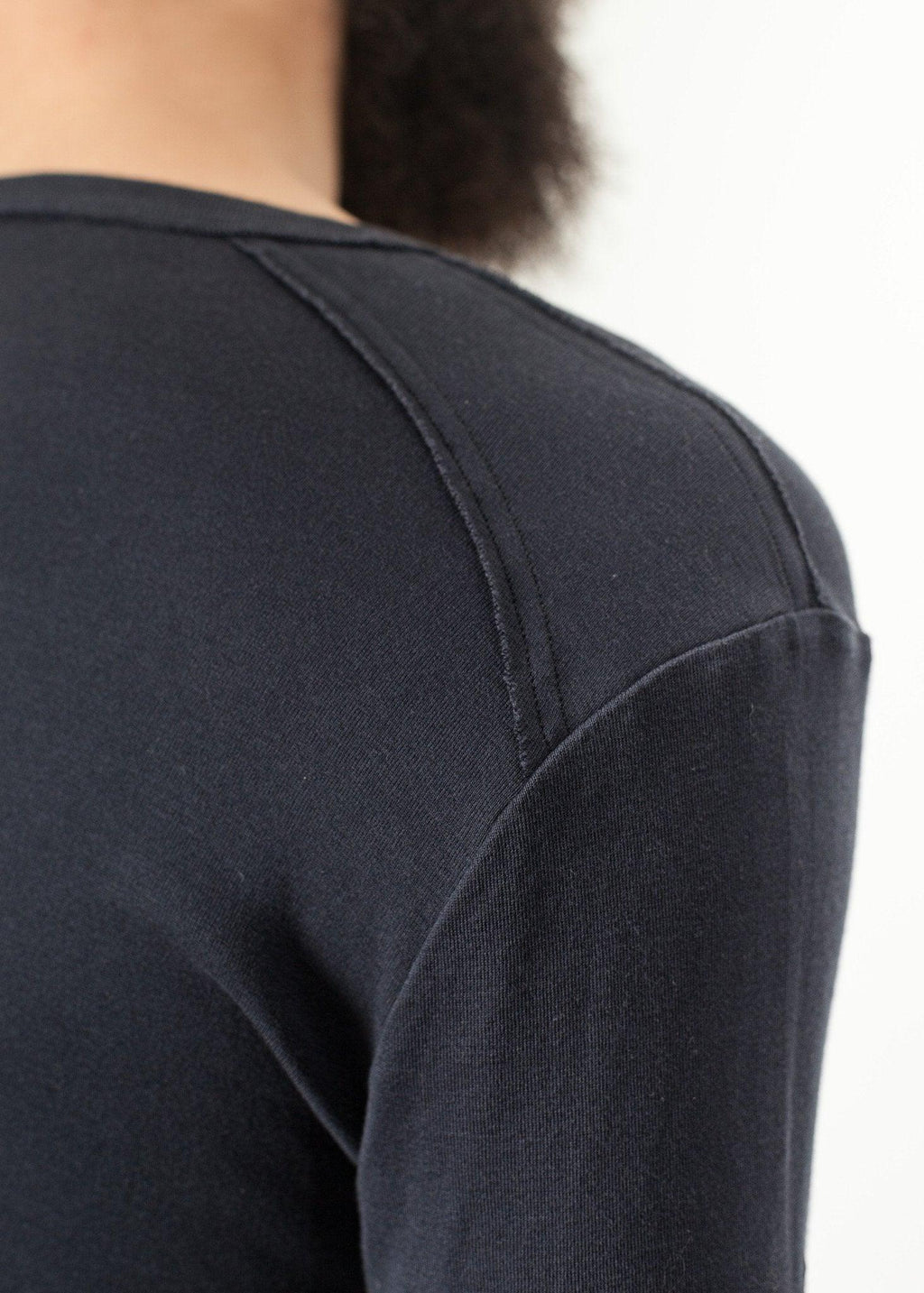 Cotton Henley in Blue Grey - linhnguyen3