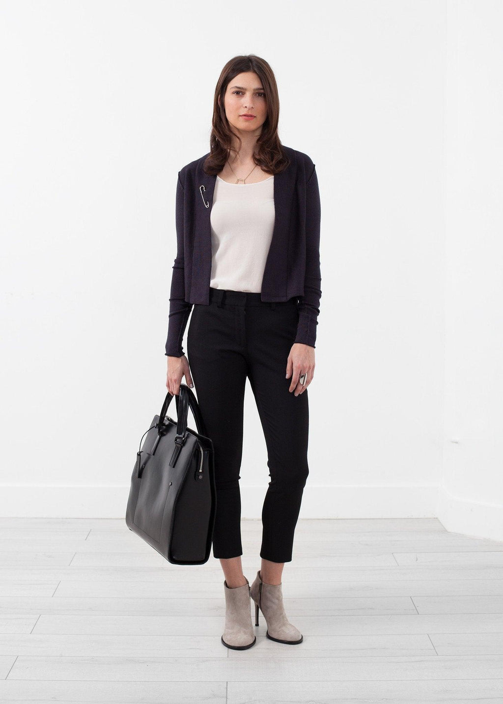 Cropped Shawl Cardigan - linhnguyen3