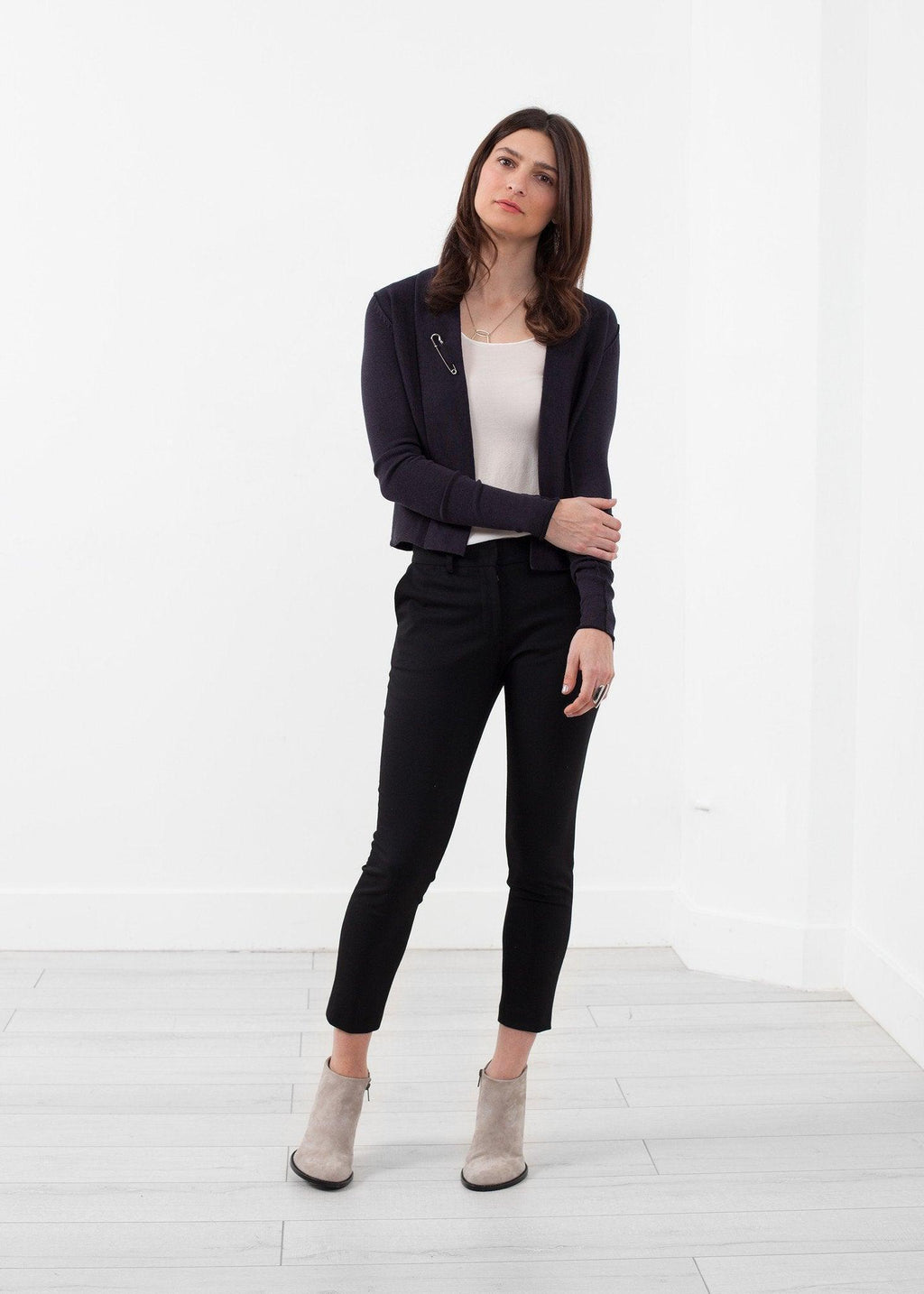 Cropped Shawl Cardigan - linhnguyen3