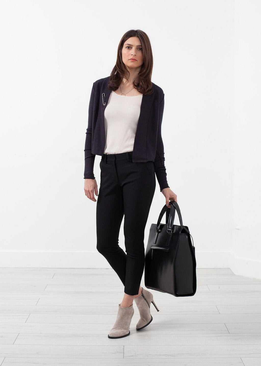 Cropped Shawl Cardigan - linhnguyen3