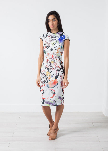 Dream Dress in Painted Floral - linhnguyen3