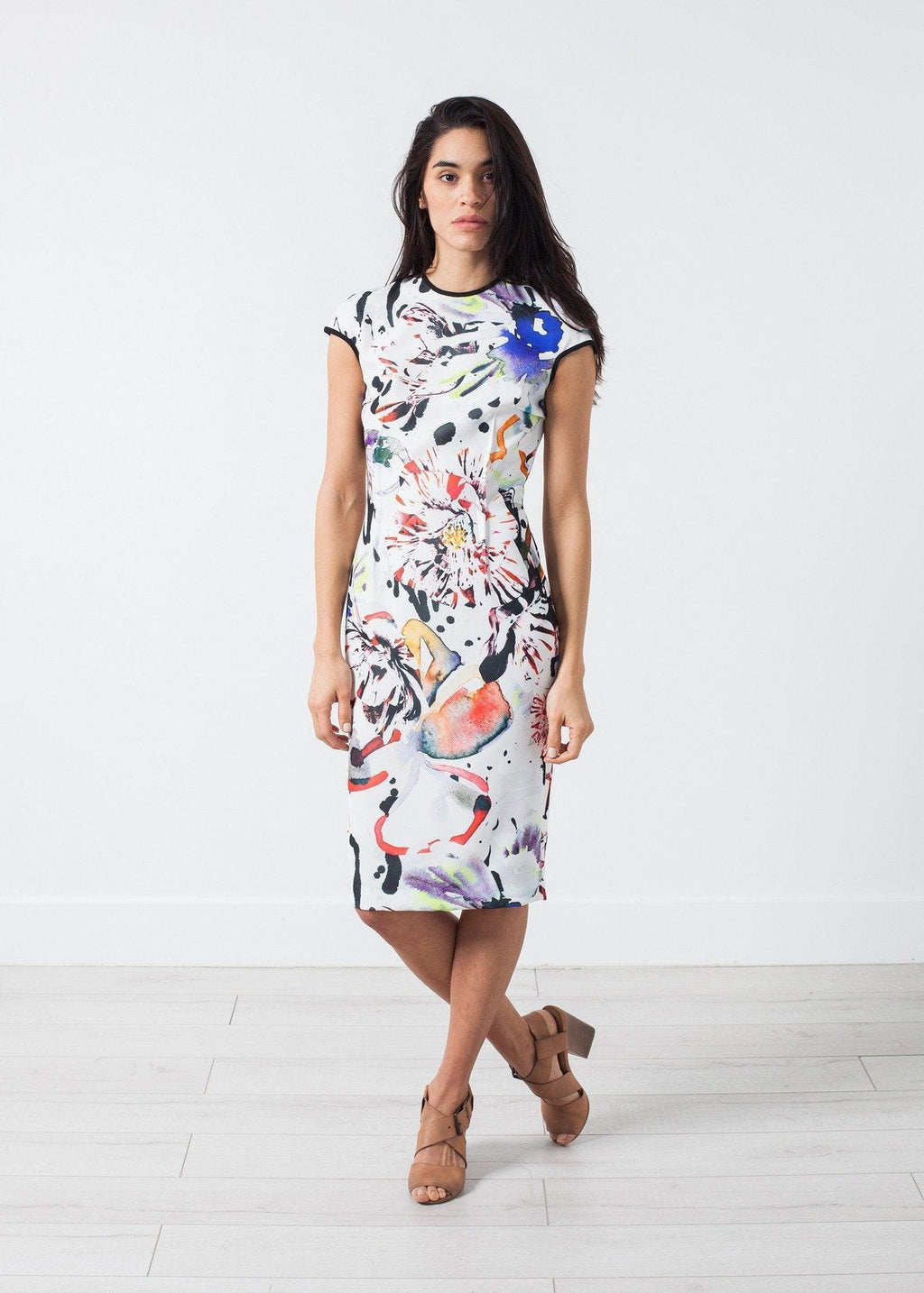 Dream Dress in Painted Floral - linhnguyen3