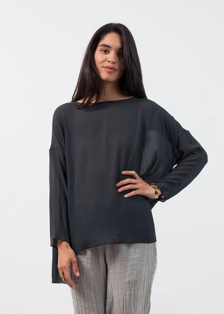 Hand Dyed Silk Top - linhnguyen3