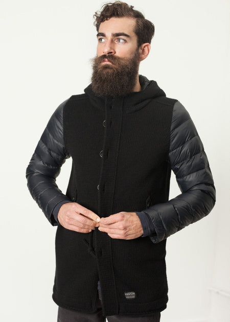 Hooded Parka in Black - linhnguyen3