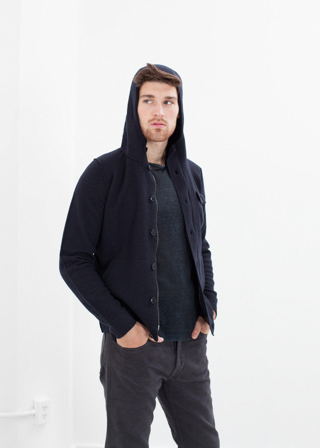 Hubbard Jacket in Navy - linhnguyen3