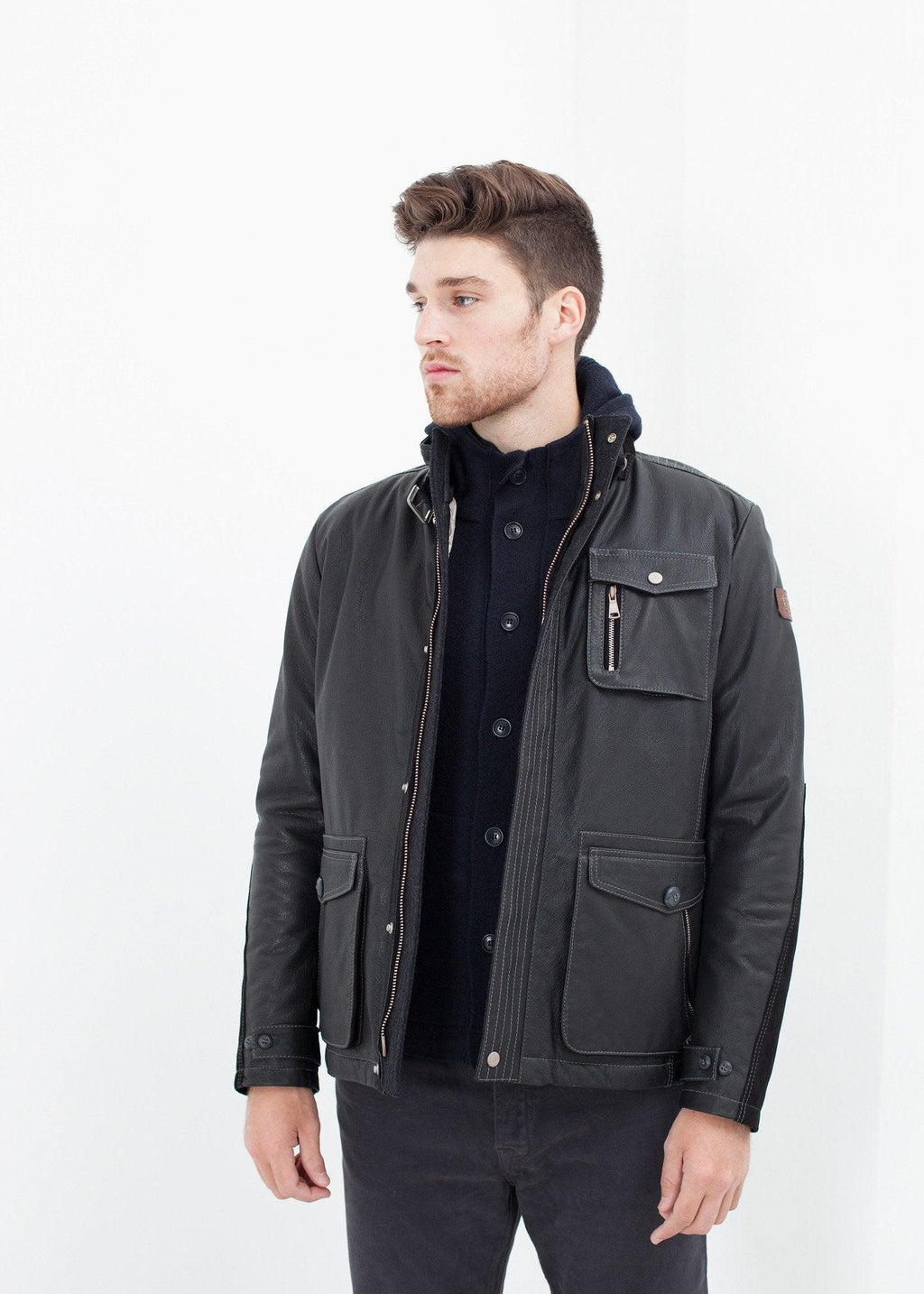 Hubbard Jacket in Navy - linhnguyen3
