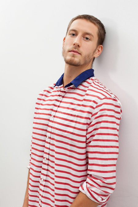 Luke Shirt in Red Stripe - linhnguyen3