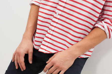 Luke Shirt in Red Stripe - linhnguyen3